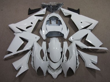 Cheap 2004-2005 Kawasaki ZX10R Motorcycle Fairings - White Black Decal