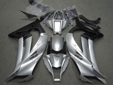 Cheap 2011-2015 Kawasaki ZX10R Motorcycle Fairings - Silver Matte Black