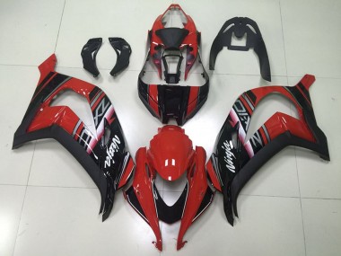 Cheap 2016-2020 Kawasaki ZX10R Motorcycle Fairings - Maroon Red Glossy Black White