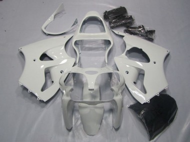 Cheap 2000-2002 Kawasaki ZX6R Motorcycle Fairings - White
