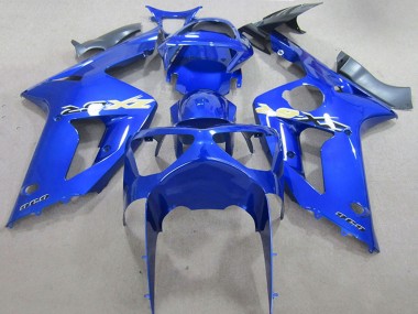 Cheap 2003-2004 Kawasaki ZX6R Motorcycle Fairing - Blue