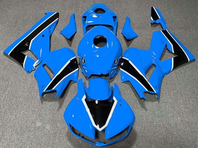2013-2026 Honda CBR600RR Motorcycle Fairings - Light Blue White Glossy Black