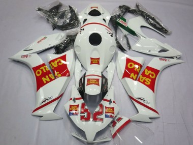 Cheap 2012-2016 Honda CBR1000RR Motorcycle Fairings - White Red Yellow San Carlo