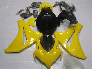 Cheap 2008-2011 Honda CBR1000RR Motorcycle Fairing - Yellow Glossy Black