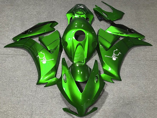 2012-2016 Honda CBR1000RR Motorcycle Fairings - Electric Green Glossy Black