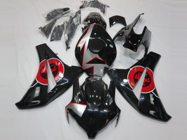 Cheap 2008-2011 Honda CBR1000RR Motorcycle Fairings - Silver Red Glossy Black