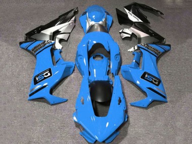 Cheap 2017-2023 Honda CBR1000RR Motorcycle Fairings - Blue White Silver Glossy Black DSI