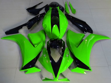 Cheap 2012-2016 Honda CBR1000RR Motorcycle Fairings - Green Glossy Black