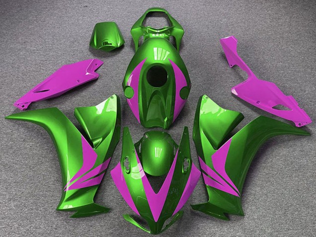2012-2016 Honda CBR1000RR Motorcycle Fairings - Green Pink