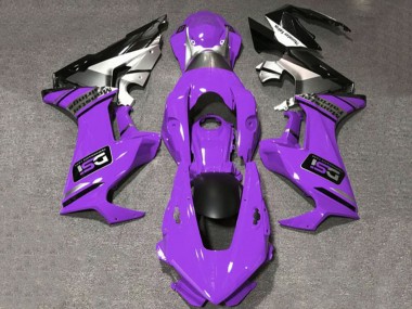 Cheap 2017-2023 Honda CBR1000RR Motorcycle Fairings - Purple White Silver Glossy Black DSI