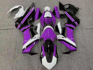 Cheap 2017-2023 Honda CBR1000RR Motorcycle Fairing - White Purple Glossy Black