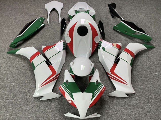 2012-2016 Honda CBR1000RR Motorcycle Fairings - White Red Green
