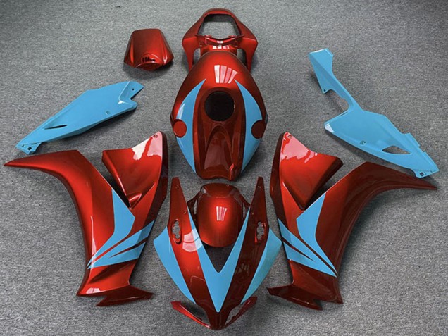 2012-2016 Honda CBR1000RR Motorcycle Fairings - Red Light Blue