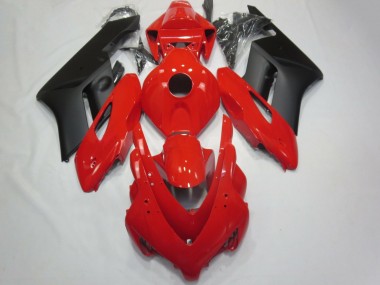 Cheap 2004-2005 Honda CBR1000RR Motorcycle Fairings - Red Matte Black