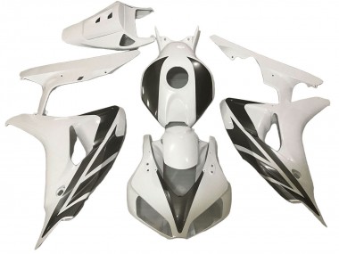 Cheap 2006-2007 Honda CBR1000RR Motorcycle Fairings - White Black Stripe
