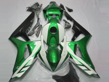 Cheap 2006-2007 Honda CBR1000RR Motorcycle Fairings - Green White Matte Black