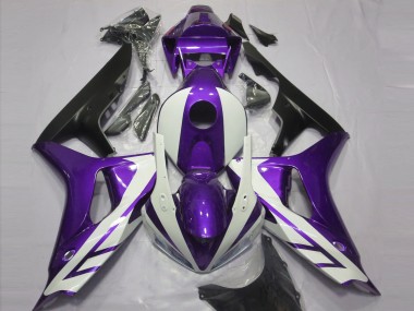 Cheap 2006-2007 Honda CBR1000RR Motorcycle Fairings - Purple White Matte Black