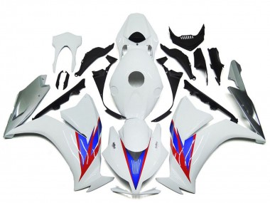 Cheap 2012-2016 Honda CBR1000RR Motorcycle Fairings - White Blue Red Silver