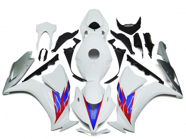 2012-2016 Honda CBR1000RR Motorcycle Fairings - White Blue Red Silver