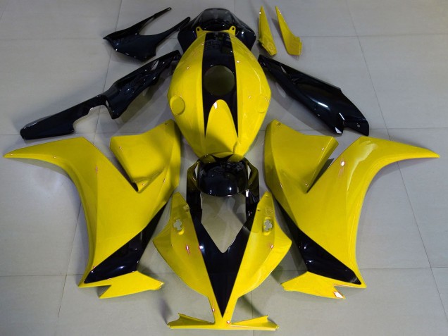 2012-2016 Honda CBR1000RR Motorcycle Fairings - Yellow Glossy Black