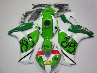 Cheap 2012-2016 Honda CBR1000RR Motorcycle Fairings - White Green Red Go Fun