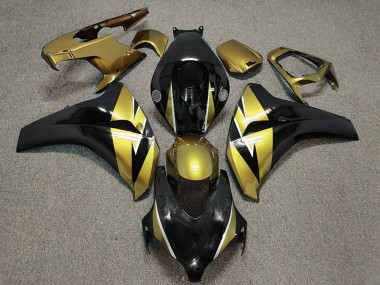 Cheap 2008-2011 Honda CBR1000RR Motorcycle Fairing - Gold Glossy Black