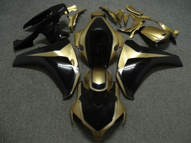Cheap 2008-2011 Honda CBR1000RR Motorcycle Fairings - Gold Glossy Black