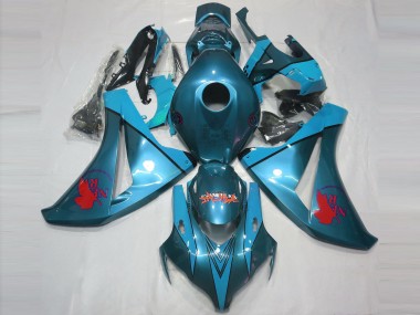 Cheap 2008-2011 Honda CBR1000RR Motorcycle Fairings - Teal Blue Red