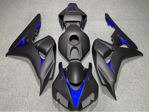 2006-2007 Honda CBR1000RR Motorcycle Fairings - Matte Black Blue