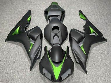 Cheap 2006-2007 Honda CBR1000RR Motorcycle Fairings - Matte Black Green