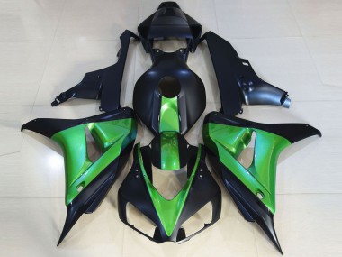 Cheap 2006-2007 Honda CBR1000RR Motorcycle Fairings - Green Matte Dark Blue