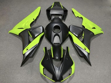 Cheap 2006-2007 Honda CBR1000RR Motorcycle Fairings - Green Matte Black