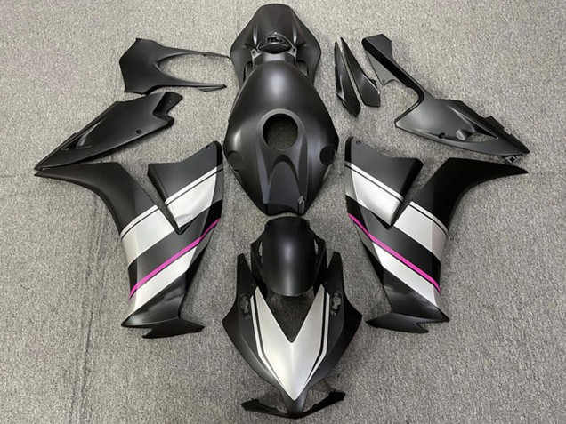 2012-2016 Honda CBR1000RR Motorcycle Fairings - Silver Pink Matte Black