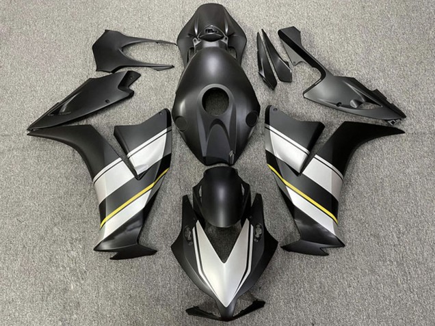 2012-2016 Honda CBR1000RR Motorcycle Fairings - Silver Yellow Matte Black