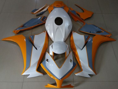 Cheap 2012-2016 Honda CBR1000RR Motorcycle Fairings - White Orange Grey