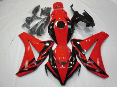 Cheap 2008-2011 Honda CBR1000RR Motorcycle Fairing - Red Glossy Black OEM Style