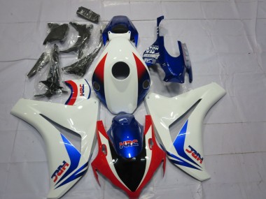 Cheap 2008-2011 Honda CBR1000RR Motorcycle Fairings - White Red Blue OEM Style HRC