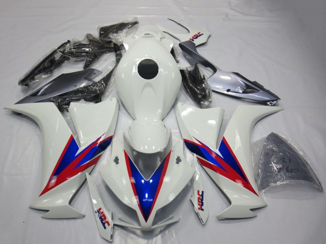 2012-2016 Honda CBR1000RR Motorcycle Fairings - White Blue Red HRC OEM Style