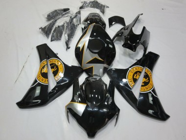 Cheap 2008-2011 Honda CBR1000RR Motorcycle Fairings - Silver Grey Orange Glossy Black