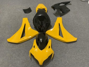 Cheap 2008-2011 Honda CBR1000RR Motorcycle Fairings - Yellow Glossy Black
