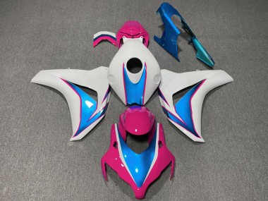 Cheap 2008-2011 Honda CBR1000RR Motorcycle Fairings - White Blue Pink