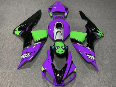 Cheap 2006-2007 Honda CBR1000RR Motorcycle Fairings - Purple Silver Green Glossy Black Shark