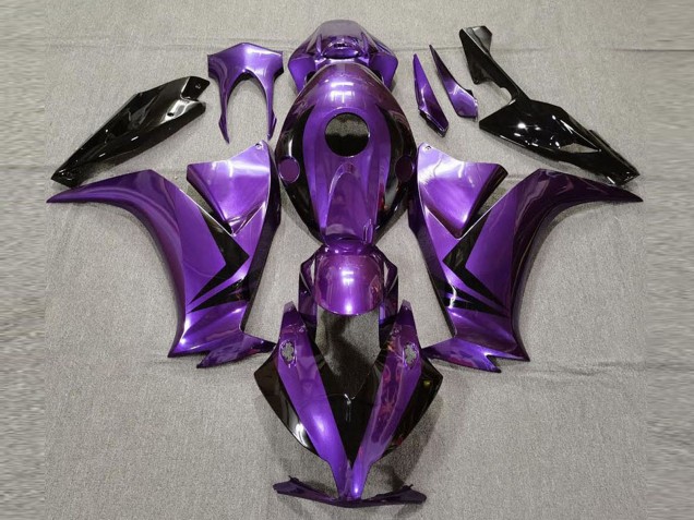 2012-2016 Honda CBR1000RR Motorcycle Fairings - Purple Black Style