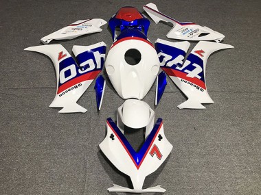Cheap 2012-2016 Honda CBR1000RR Motorcycle Fairings - White Red Blue Tyco