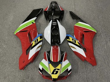 Cheap 2004-2005 Honda CBR1000RR Motorcycle Fairings - White Red Green Yellow Glossy Black 6