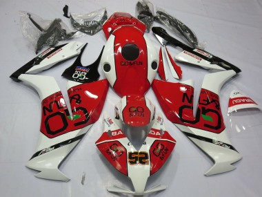 Cheap 2012-2016 Honda CBR1000RR Motorcycle Fairings - White Red Go&Fun