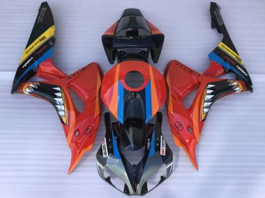 Cheap 2006-2007 Honda CBR1000RR Motorcycle Fairings - Red Blue Yellow Glossy Black Shark