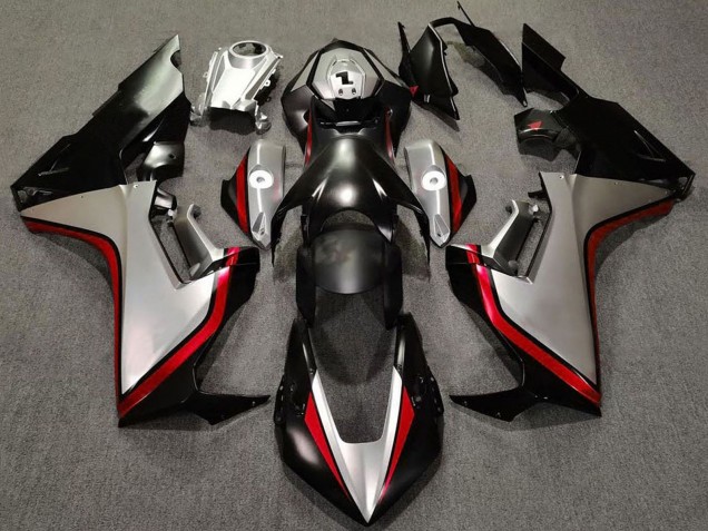 2017-2024 Honda CBR1000RR Motorcycle Fairings - Silver Red Glossy Black
