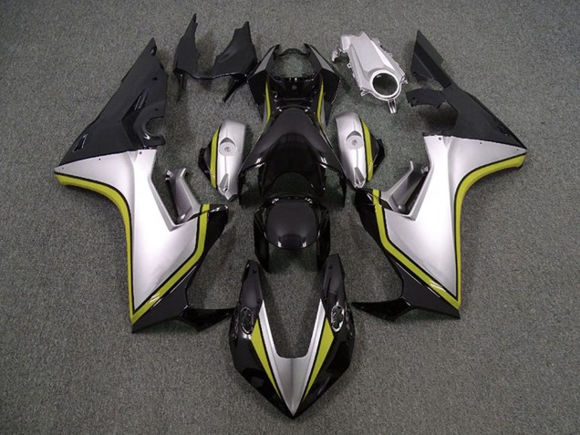 2017-2023 Honda CBR1000RR Motorcycle Fairings - Silver Yellow Glossy Black