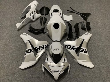 Cheap 2008-2011 Honda CBR1000RR Motorcycle Fairings - White Silver Black Repsol